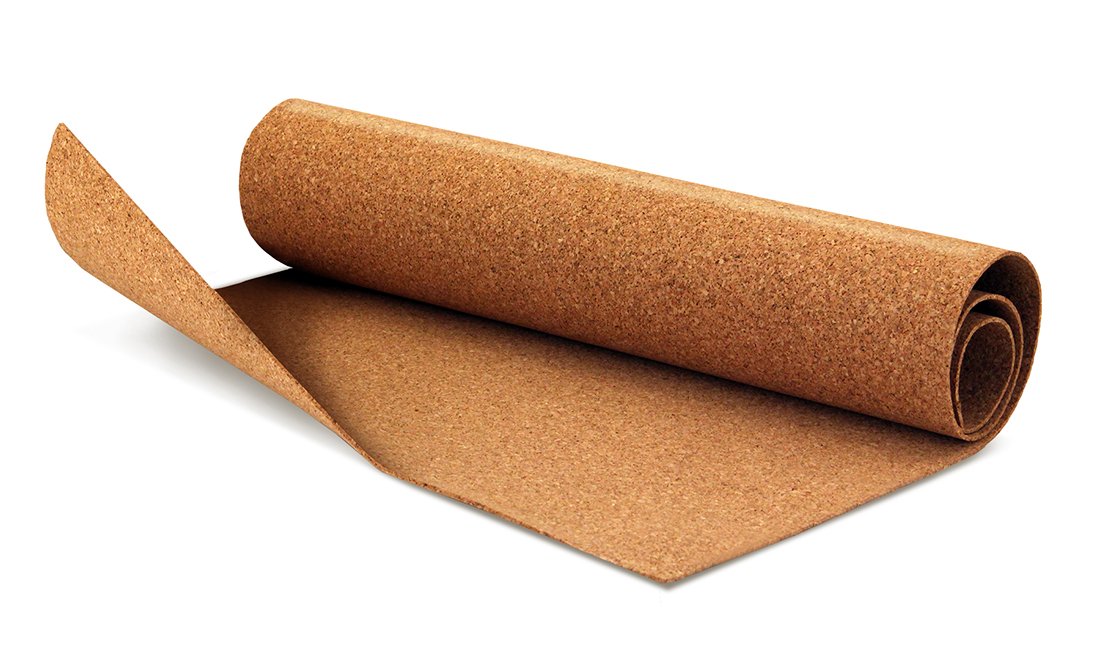 Hygloss - Rollo de Corcho de 1,5 mm de Grosor, 12 x 24 Pulgadas, Color café, 1 Unidad