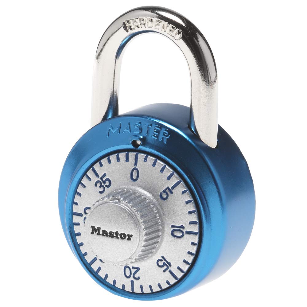 Master Lock Candado de Combinación para Casillero, 3 Dígitos - Los colores pueden variar