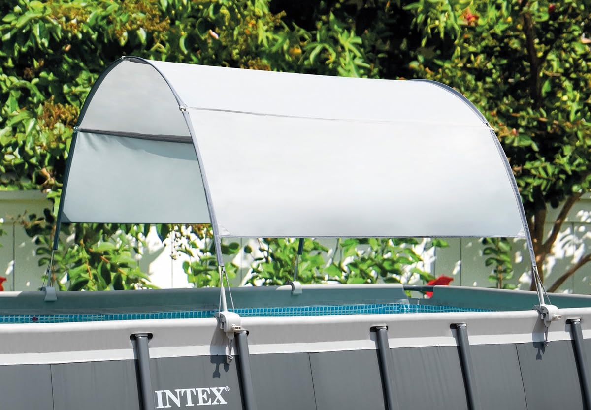 Intex 28054 Toldo para Piscina Rectangular de 9 pies y más pequeña