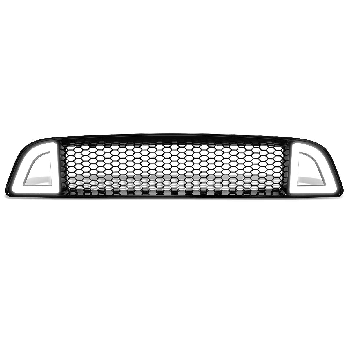 DNA Motoring Rejilla Frontal LED para Ford Mustang GT Auto 2013-2014 Negro