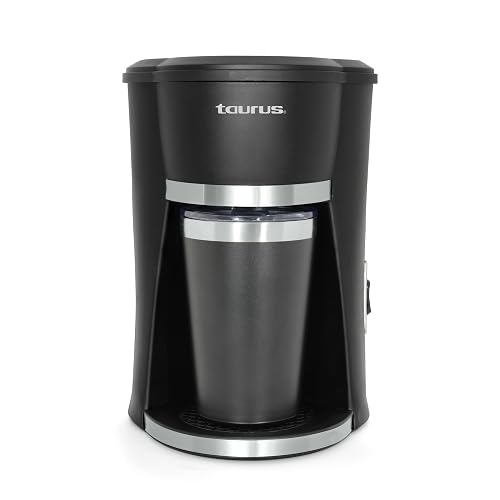 Cafetera Personal Taurus Capacidad de 300 ml Color Negra Modelo SEDNA-2000