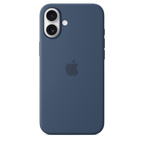 Apple Funda de silicón con MagSafe para el iPhone 16 Plus - Azul Denim ​​​​​​​