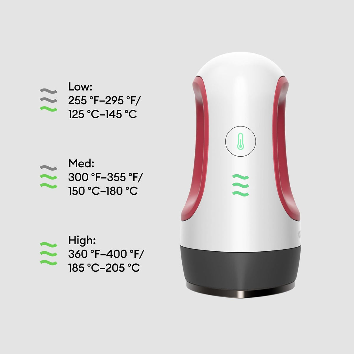 Cricut EasyPress Mini Prensa de Calor - Para Presionar Objetos Pequeños Como Zapatos, Animales de Peluche, Sombreros y Más - 3 Ajustes de Calor y Punta de Precisión - Placa de Calor Revestida de