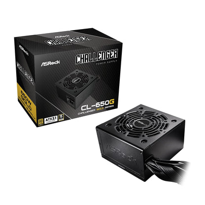 ASRock Phantom Gaming PG-1300G Fuente de Poder 1300W Gold - 650 W - Chanllenger dorado