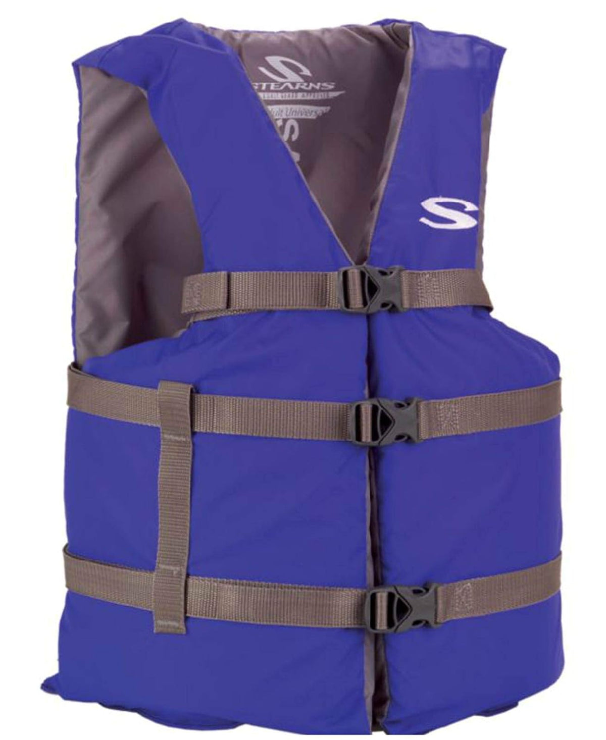 STEARNS - Chaleco Salvavidas Universal para Adultos - M - Azul - Gris