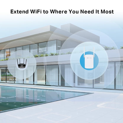 MERCUSYS Expansor de Rango AC1200 WiFi ME30, 2 Antenas, 2.4Ghz/5Ghz IEEE 802.11A, AC5, IEEE 802.11B/G/N (ME30)