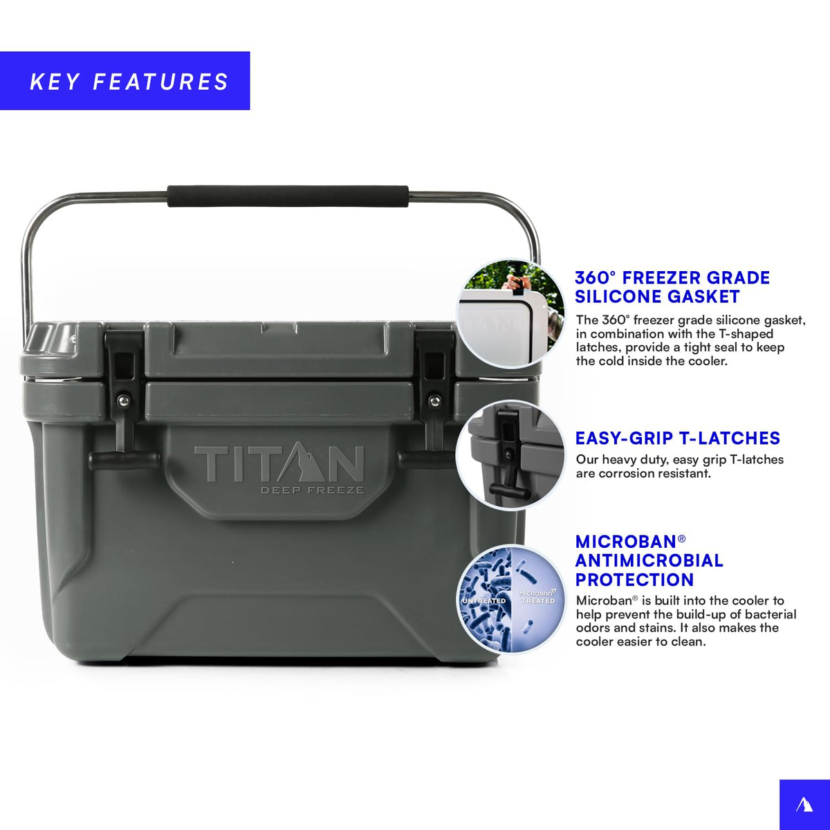Arctic Zone Titan Deep Freeze 20Q refrigerador Roto de Alto Rendimiento