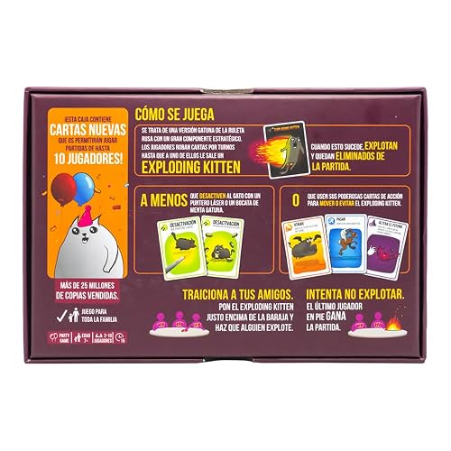 Exploding Kittens Fiesta, Juego de Cartas
