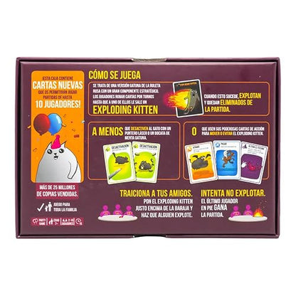 Exploding Kittens Fiesta, Juego de Cartas