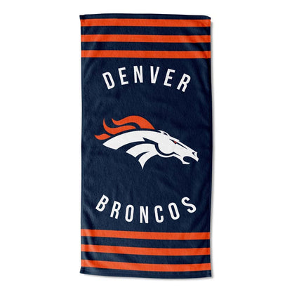 Northwest NFL Unisex-Adult Beach Towel - Denver Broncos - 30" x 60" - Rayas