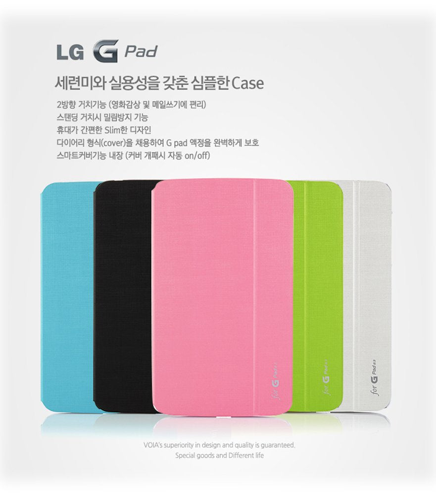 VOIA - Funda para LG G Pad 8.3, Negro