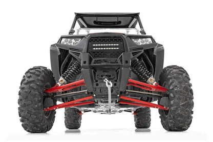 Rough Country Placa de Montaje de cabrestante para Polaris RZR XP 1000-93042 2014-2022, Color Negro