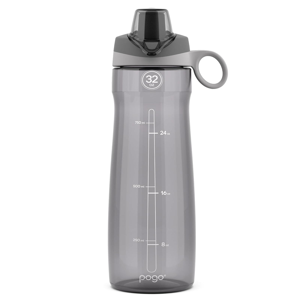 Pogo Botella de Agua con Tapa deslizable, de plástico sin BPA, 532.32 ml