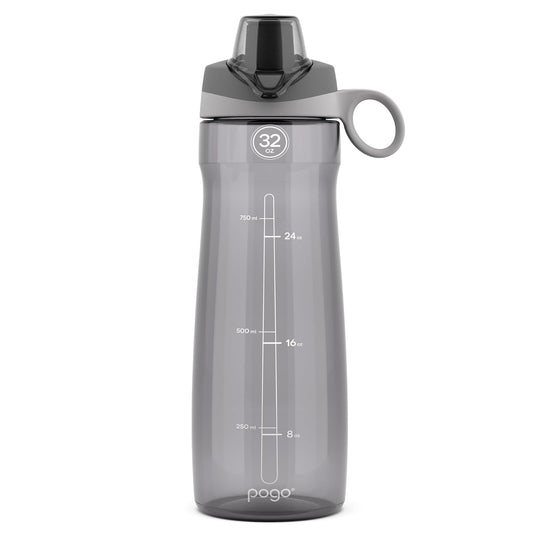 Pogo Botella de Agua con Tapa deslizable, de plástico sin BPA, 532.32 ml