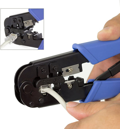 TRENDnet 8P/RJ-45 and 6P/RJ-12, RJ-11 Pinza Crimpadora