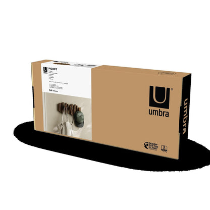 Umbra Picket Percha de Pared, Nogal