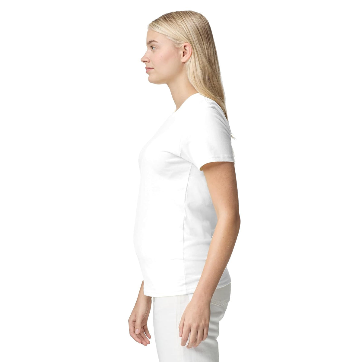 Gildan Playera de algodón Pesado para Adultos, Paquete de 2 Camiseta para Mujer