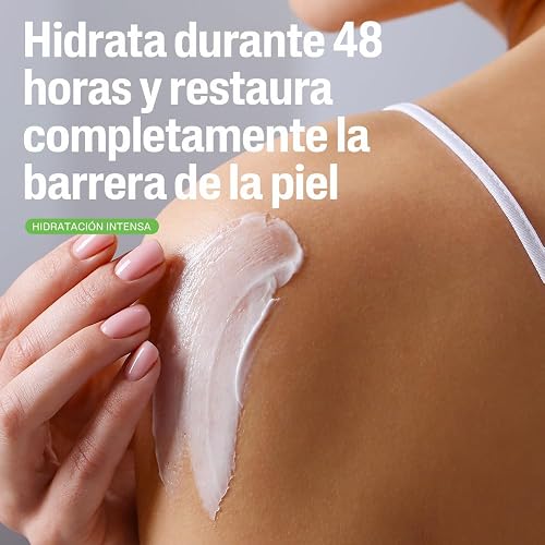 Cetaphil Crema Hidratante Corporal Intensa Todo Tipo de Piel Sensible 170 g | Hidrata hasta 48 h desde la primera aplicación, ayuda a restaurar piel en 1 semana y calma la resequedad con rápida absorción
