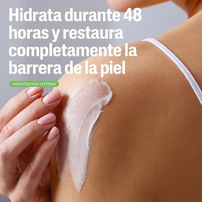 Cetaphil Crema Hidratante Corporal Intensa Todo Tipo de Piel Sensible 170 g | Hidrata hasta 48 h desde la primera aplicación, ayuda a restaurar piel en 1 semana y calma la resequedad con rápida absorción