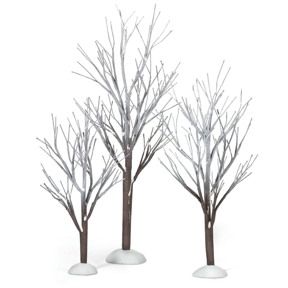 Department 56 Snow Village First Frost Trees (Juego de 3)