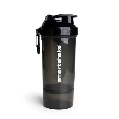 SmartShake Original2GO ONE Botella Mezcladora de Proteínas 800 ml - Negro
