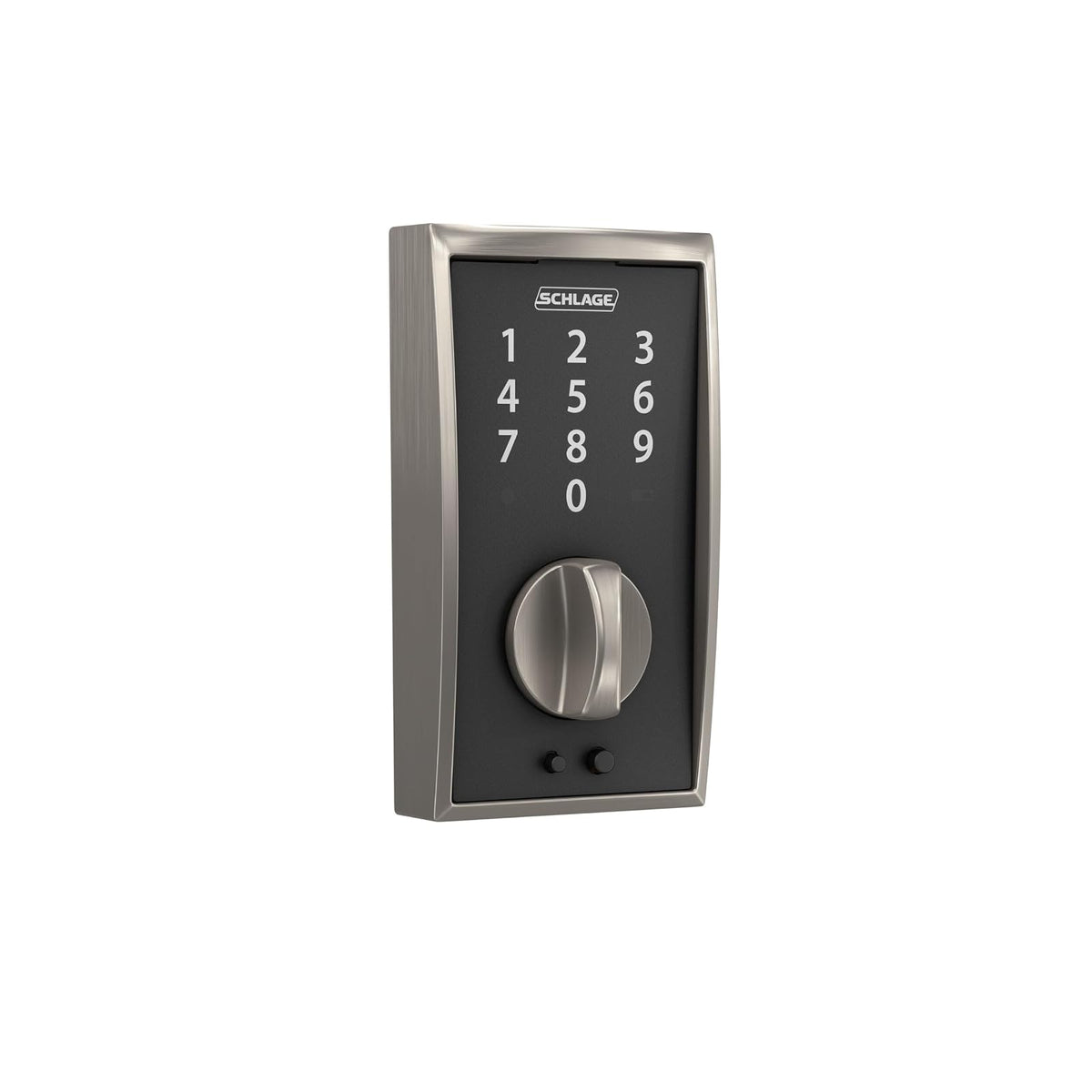 Schlage Camelot cerradura de Touch, Century, Níquel Satinado