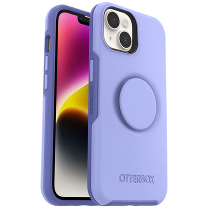 OtterBox OTTER + POP SYMMETRY SERIES para iPhone 14 & iPhone 13 - PERIWINK (Morado)
