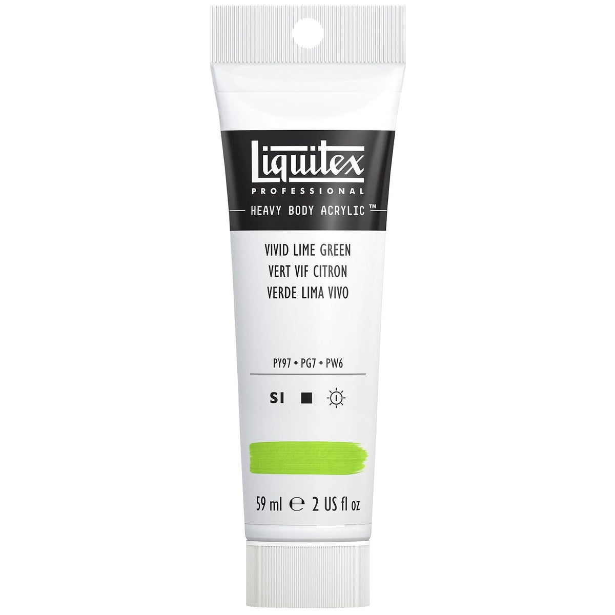 Liquitex Heavy Body pintura acrílica Brilliant Purple 59 ml - Verde (Vivid Lime Green 740)