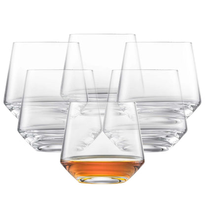 Schott Zwiesel Pure Colección de Cristalería Tritan, Juego de 6 - Whiskey - transparente