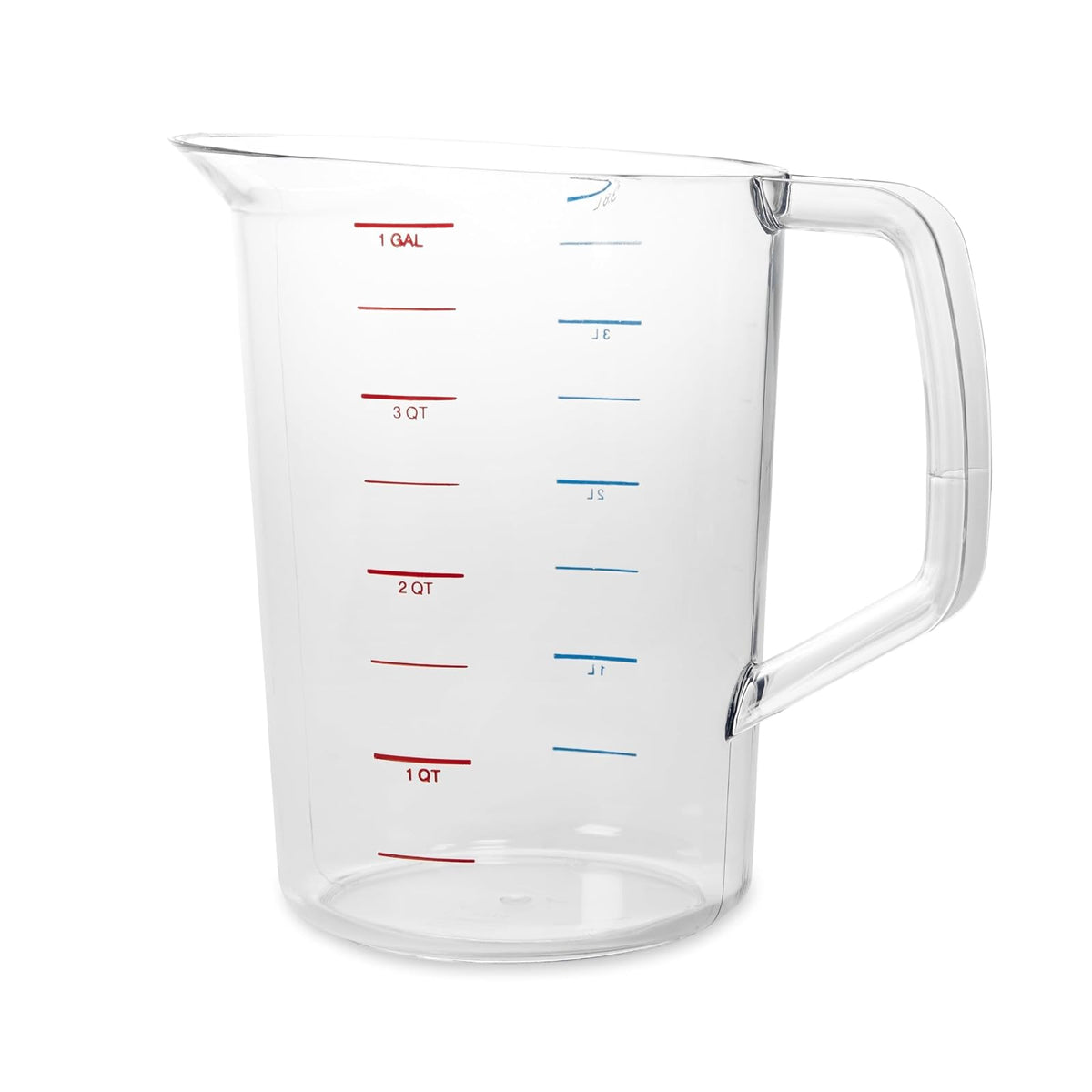 Rubbermaid Commercial Taza Medidora Gorilla, 8 oz, Transparente - 3.78 litros - Taza medidora