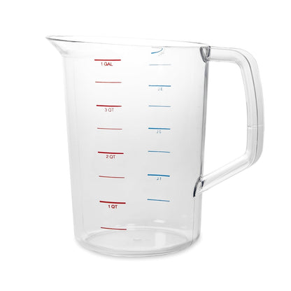 Rubbermaid Commercial Taza Medidora Gorilla, 8 oz, Transparente - 3.78 litros - Taza medidora