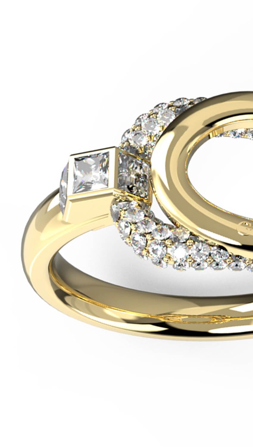 Guess Jewellery Anillo para Mujer Guess OH MY G