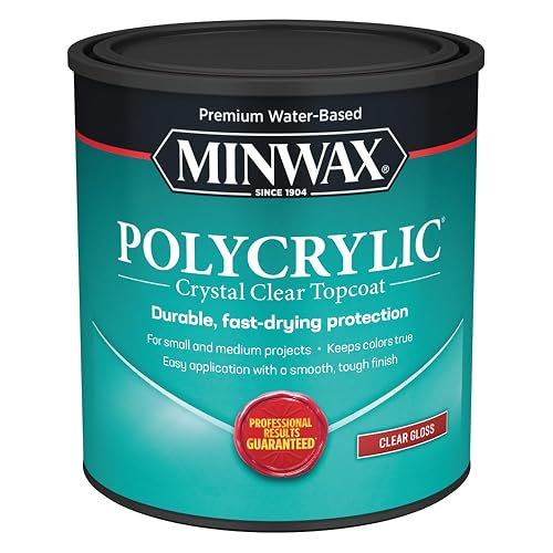 Sherwin Williams MW65555-QT Material para Pintura Protector para Madera Polycrylic, Brillante