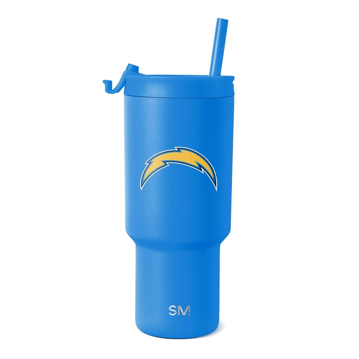 Simple Modern Termo de 30 Onzas con Tapa Abatible y Popote - MERCANCÍAS - Los Angeles Chargers