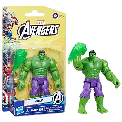 Marvel Hasbro Avengers Hulk Figura de Acción Articulada Epic Hero Series 10 cm
