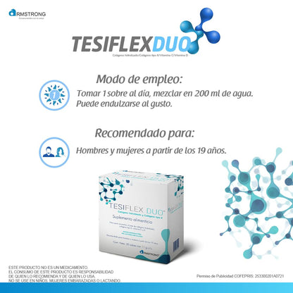 Tesiflex Duo Polvo caja con 30 sobres de 11 gr. c/uno