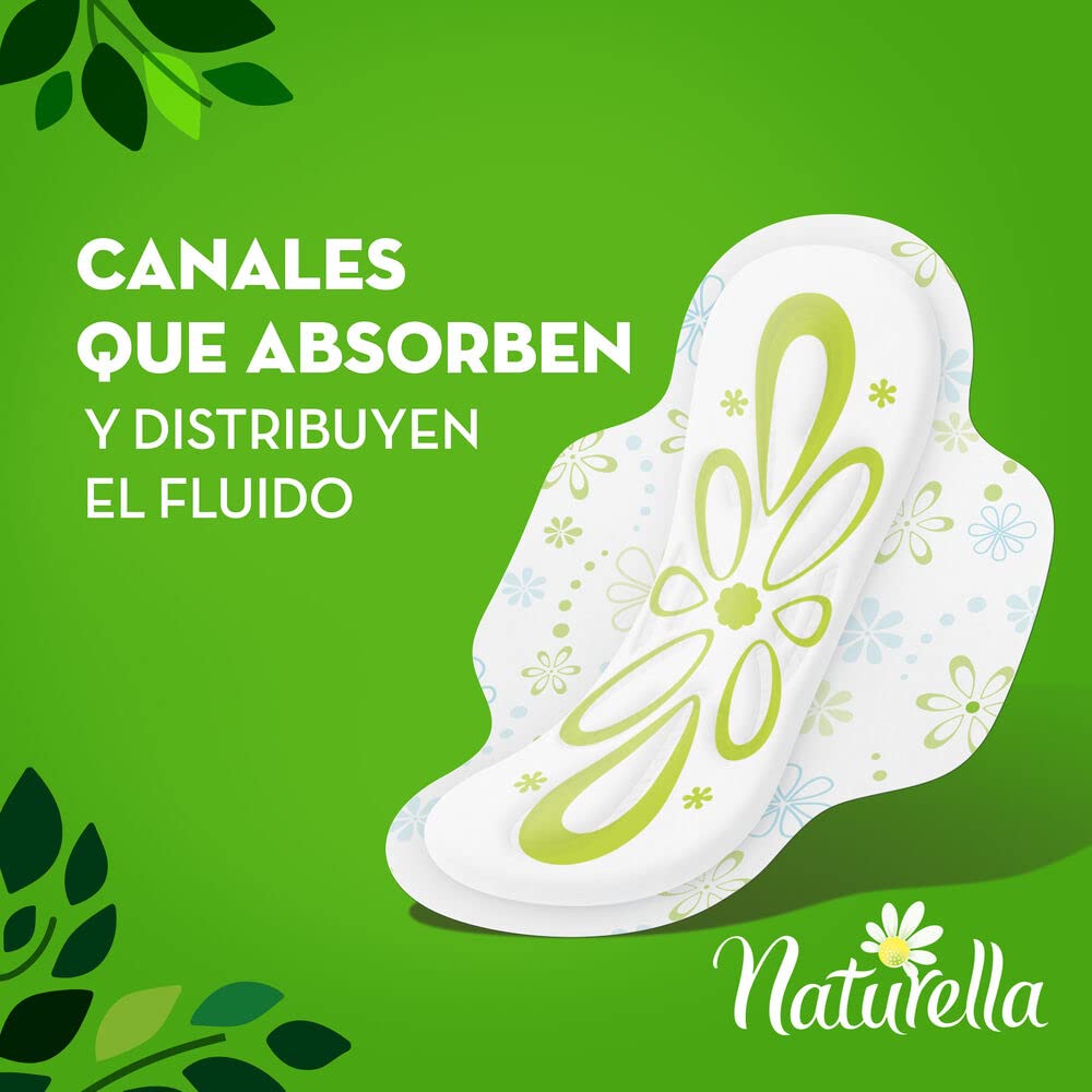 Naturella Con Manzanilla Toalla Femenina Flujo Abundante 192 Unidades