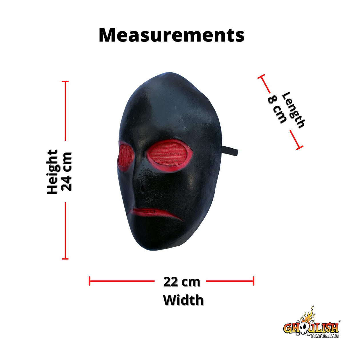 Máscara de Hoodie de Creepypasta, Máscaras de Monstruos de Creepy Pasta por Ghoulish Productions Ideales para Halloween