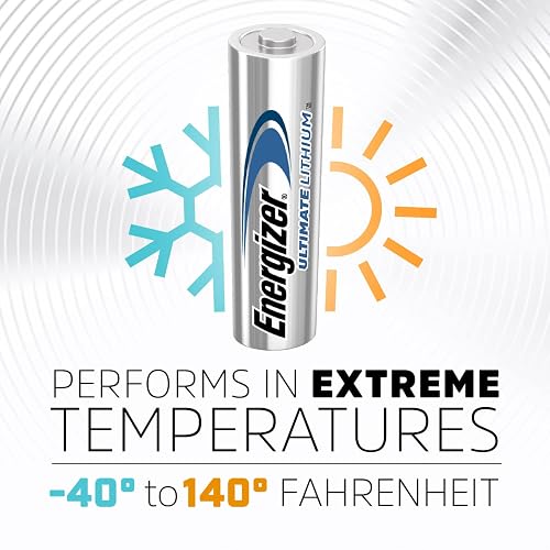 Energizer Ultimate Lithium AA Batteries, 4 Pack