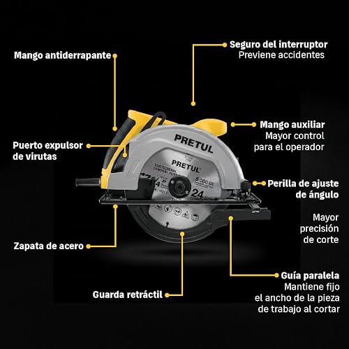 Pretul SICI-7-1/4P, Sierra circular 7-1/4" 1200 W