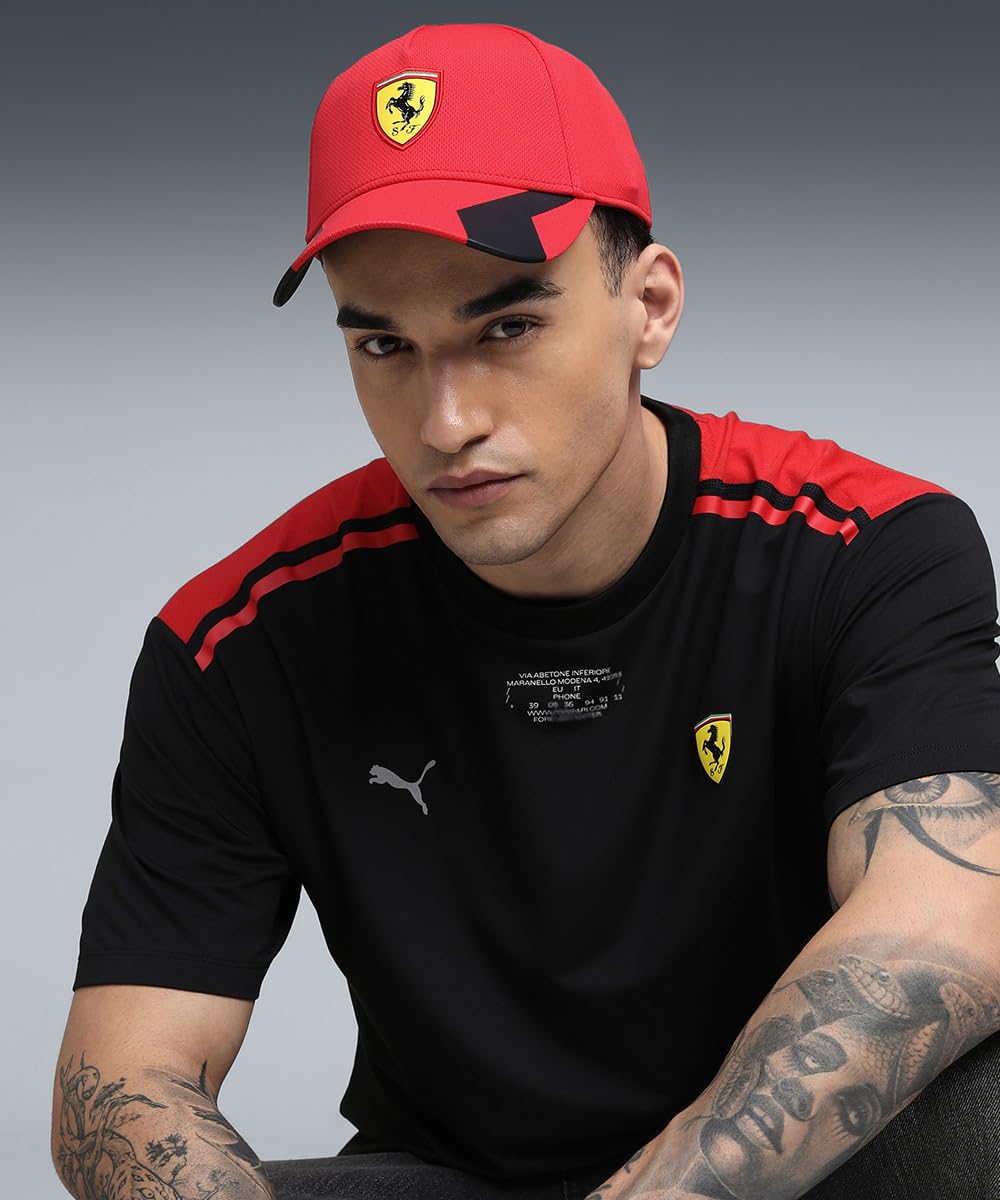 PUMA Gorra de Automovilismo Ferrari BB Cap Masculino Rojo INT