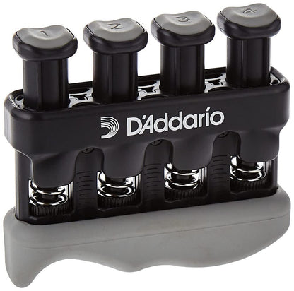 D'Addario Accessories | Ejercitador de mano para instrumentos | Varigrip | Mejora destreza y fuerza en dedos, mano y antebrazo - Ergonómico