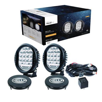 Hella Serie 500 Kit de Lámpara de Conducción Auxiliar - 500 LED (kit)