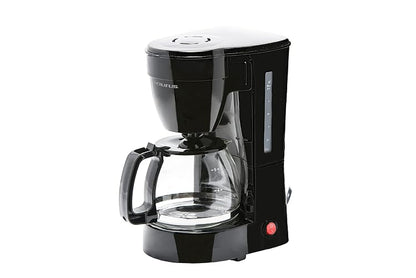 TAURUS COFFEE MAX 6, Cafetera de Goteo con Filtro Permanente, 600 ml, Cafetera 6 Tazas, Anti-goteo, 650 W, Jarra de vidrio, Placa calefactora, Interruptor luminoso