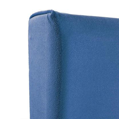 Sochic Cabecero Tapizado en Tela Velvet - 1 Panel para Cabecera con Altura Ajustable Color Azul Cobalto.