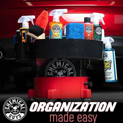 Chemical Guys Freeloader Cubo y Organizador Dolly para Lavar Automóviles/Camiones/Motocicletas/Todoterrenos, Negro ACC621
