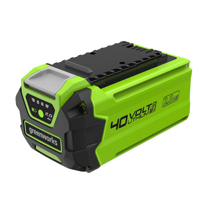 Greenworks - Batería de Iones de Litio de 40 V 2.0 Ah (batería Original 75+ Herramientas compatibles)