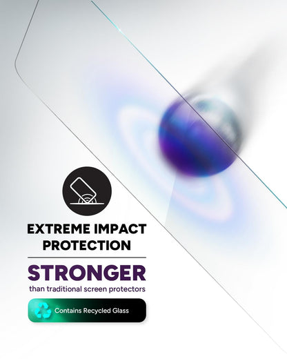 ZAGG Fusion Privacy Google Pixel 9 Pro XL Protector de visualización – Polímero híbrido flexible, filtro de privacidad de 2 vías, protección contra impactos y arañazos, instalación EZ Application,