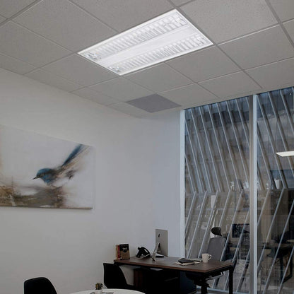 Tecnolite - Panel LED 2x2 Suspendido/Empotrable 40 W, Luz Blanca Neutra, No atenuable, LED integrado