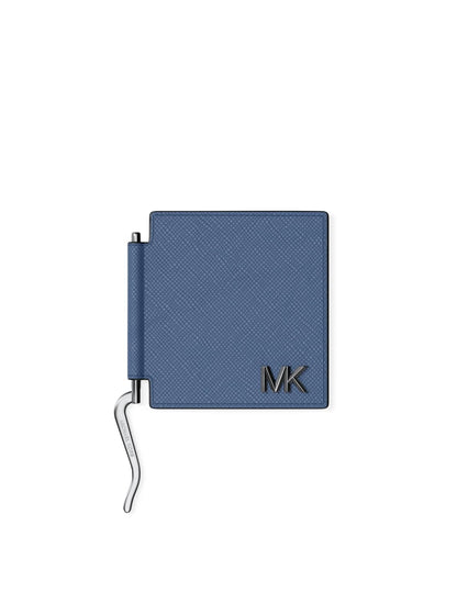 Michael Kors Edison - Funda plegable para tarjetas con clip para dinero, color - Una talla - Azul French